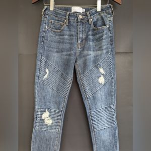 Kendall & Kylie Womens Size 27 Distressed Skinny Jeans